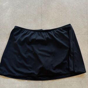 Kim Rogers Black Swimwear swim skirt nwot